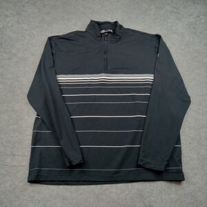 Under Armour Pullover Mens XL Black ColdGear 1/4 Zip Long Sleeve Athletic Top